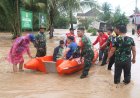 Kodim 0309/Solok Gerak Cepat Bantu Korban Banjir